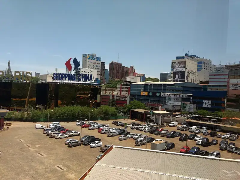 Zona comercial de Ciudad del Este